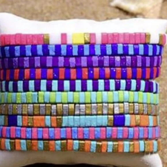 Miyuki Tila Beads Set of 5 - Picture 1 of 5